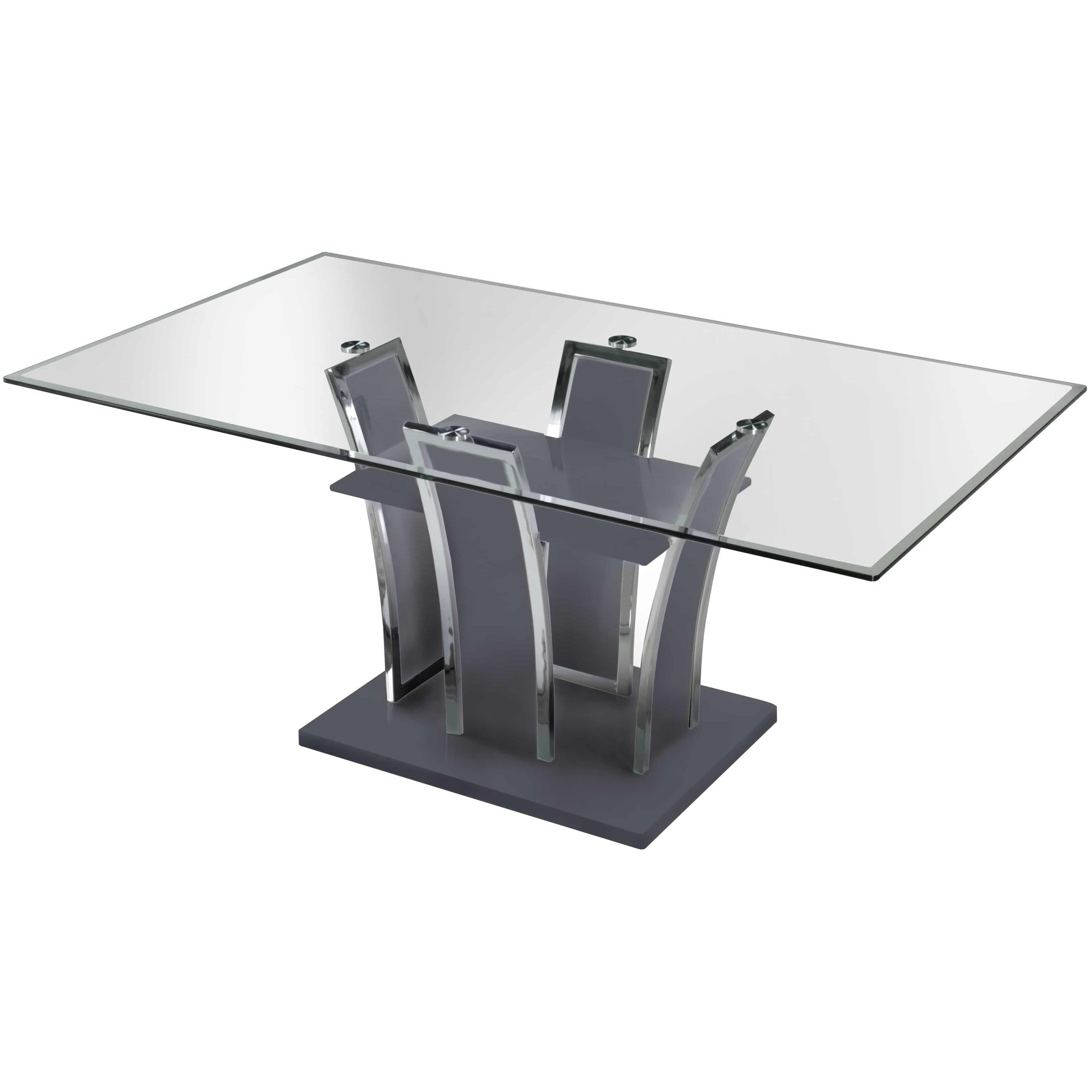 Furniture of America Glenview CM8372GY-T Dining Table, Gray IMAGE 1